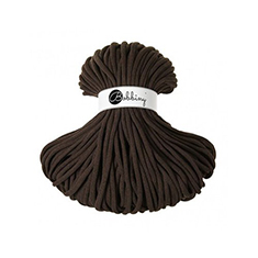 Bobbiny katoenkoord Jumbo 9mm Chocolate