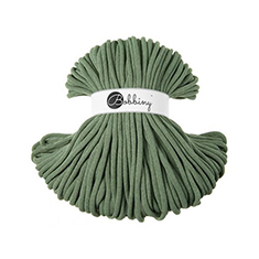 Bobbiny katoenkoord Jumbo 9mm Eucalyptus Green