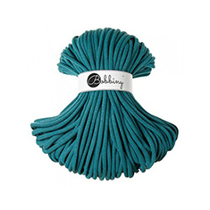 Bobbiny katoenkoord Jumbo 9mm Teal