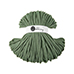 Bobbiny katoenkoord Jumbo 9mm Eucalyptus Green