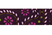 Paars paisley motief grosgrain lint