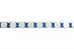Delfts blauw lint met molen