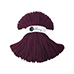 Bobbiny katoenkoord Premium 5mm Maroon